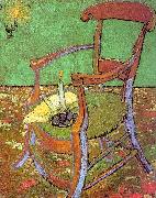 Vincent Van Gogh Gauguin's Chair with Books and Candle USA oil painting artist